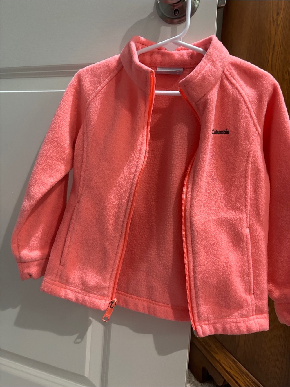 Columbia Kids Coral Pink Fleece Jacket